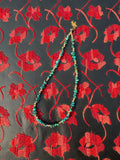15-18” Turquoise & Gold Necklace