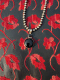 Black Onyx Sterling Silver Pendant