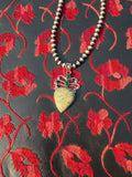 Jade & Jasper Sterling Silver Pendant