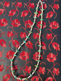 29-32” Turquoise & Cowrie Shell Heishi Necklace