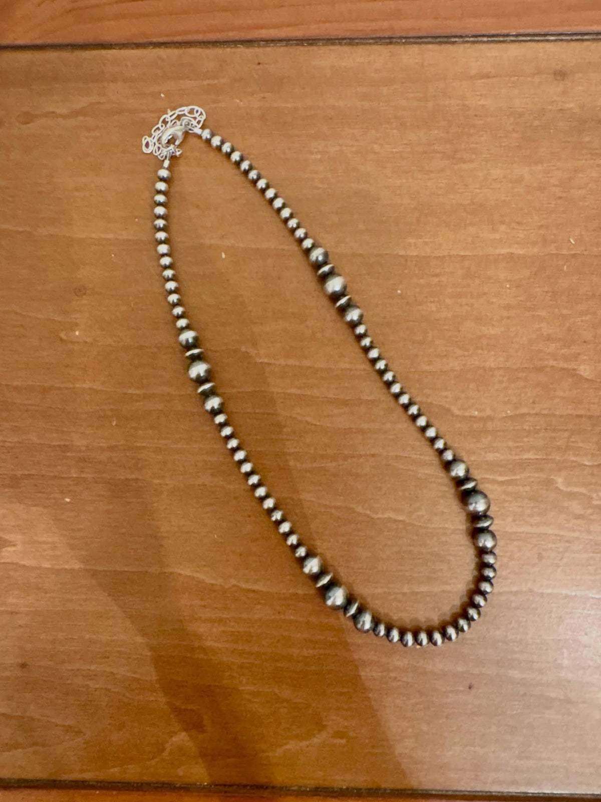 14-17” 4-7mm Navajo Pearl Necklace