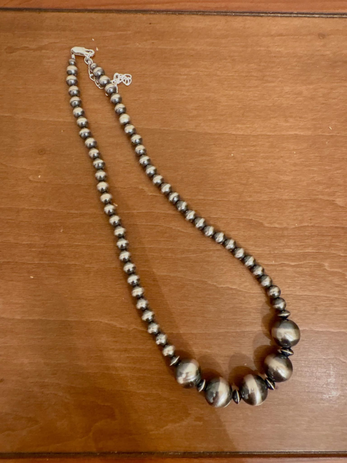 16-19” 6mm & 12mm Navajo Pearl Necklace