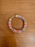 Rainbow Shell Heishi Bracelet