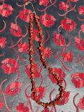 20-23” Gold & Red Jasper Necklace